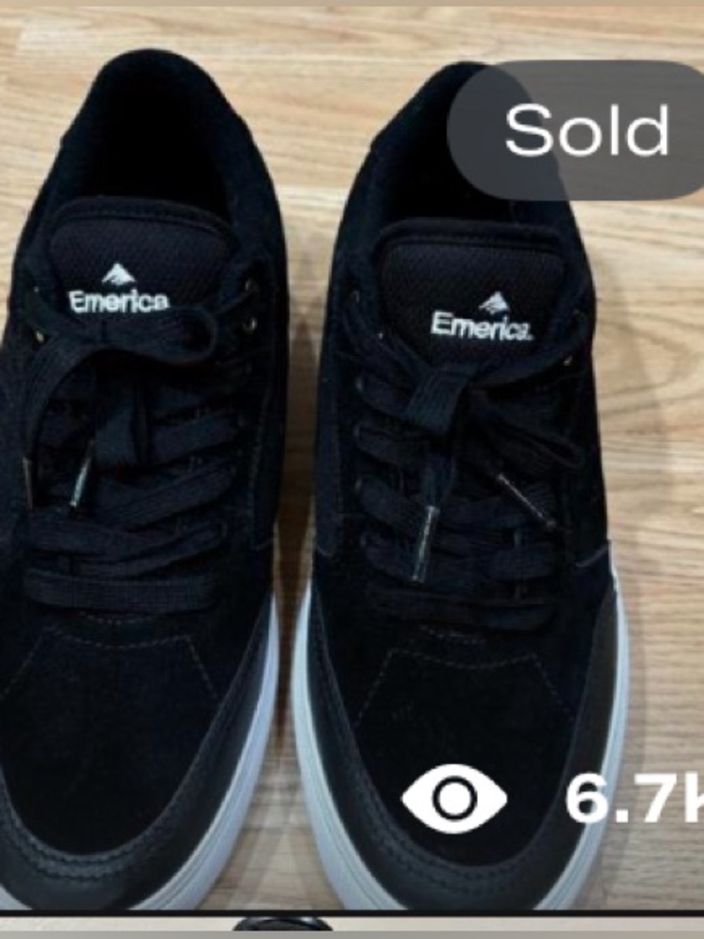SOLD!! Emerica. Men’s Black skate shoes